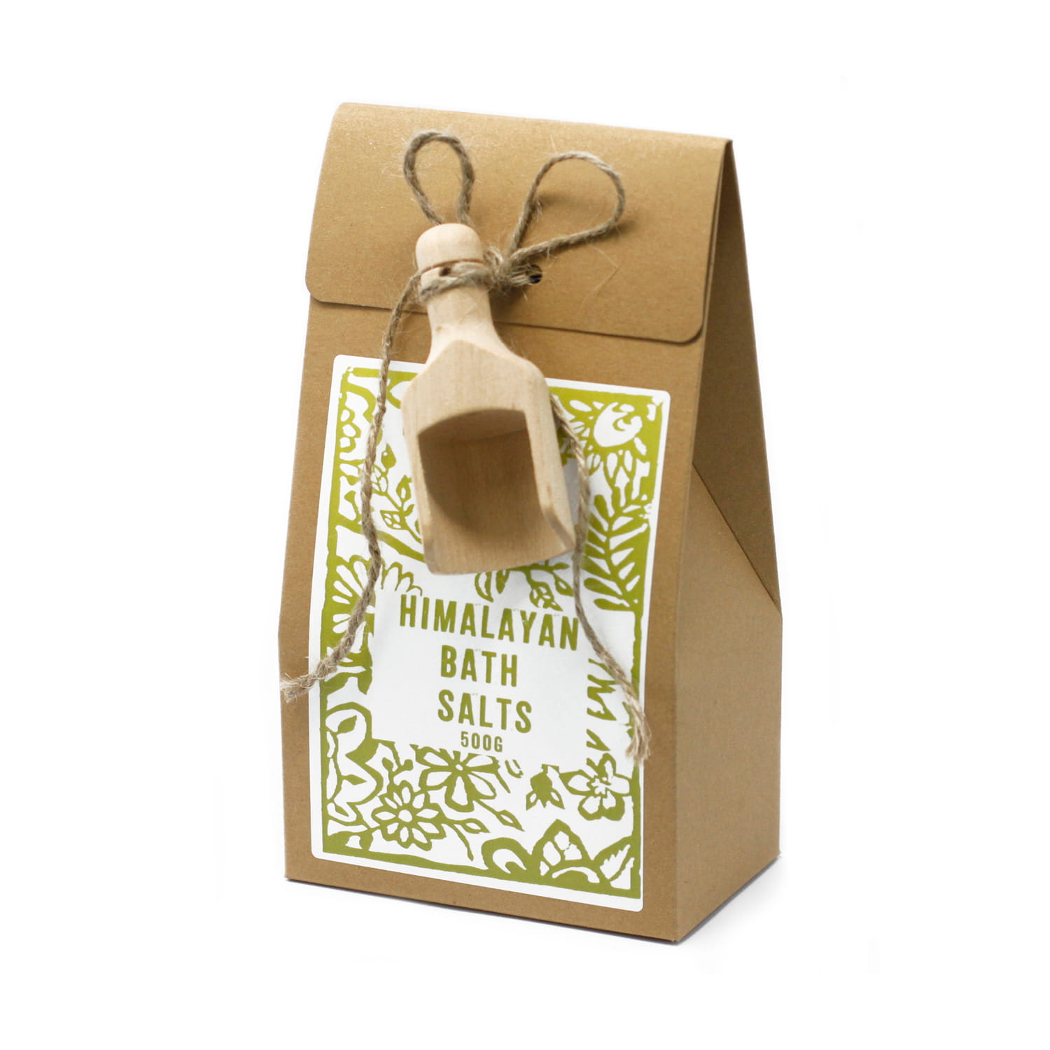 Himalája illatmentes fürdősó 100%-ban természetes asványokból, fa adagolólapáttal