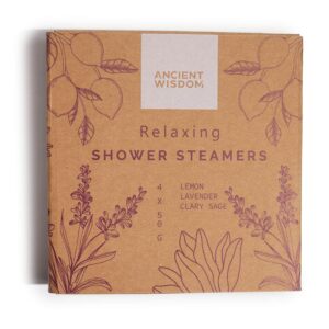 Relaxáló Aromaterápiás zuhanybomba szett ízléses dobozban