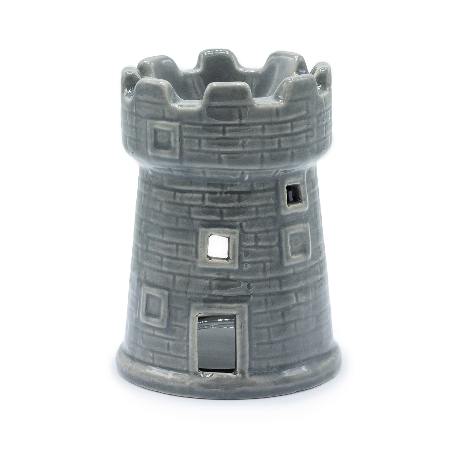 Szürke aromalámpa bástya formájú - illóolaj párologtató